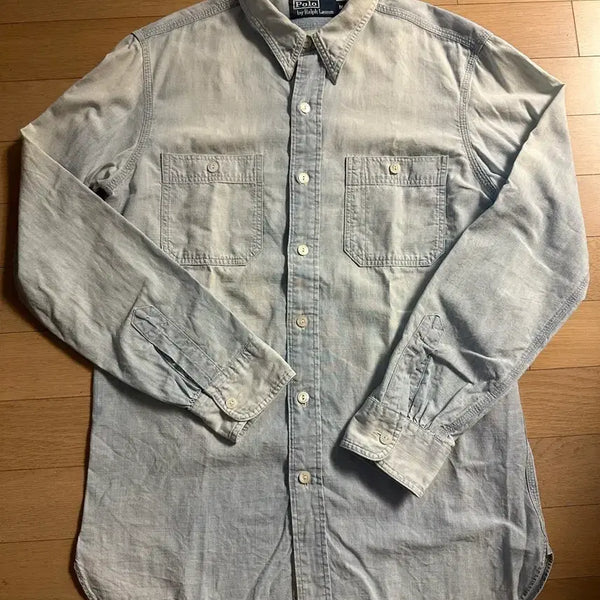 [BUNJANG] Polo Ralph Lauren Chambray Work Shirt / 폴로 랄프로렌 샴브레이 워크셔츠 M