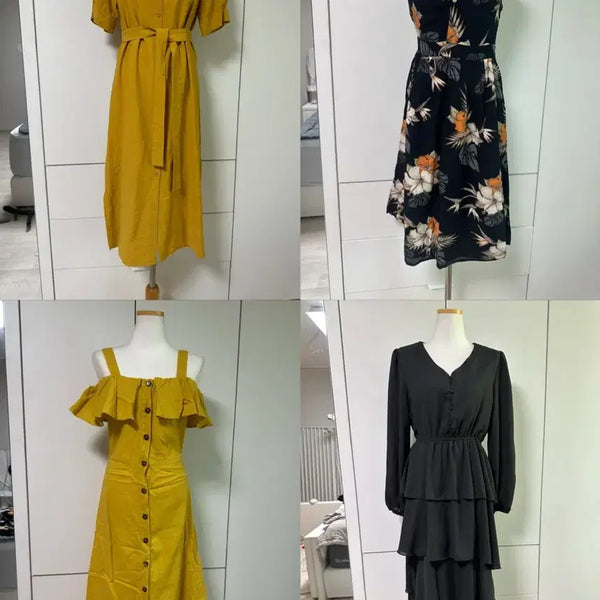 [BUNJANG] Linen Frill Long Dress / 원피스 옷장정리