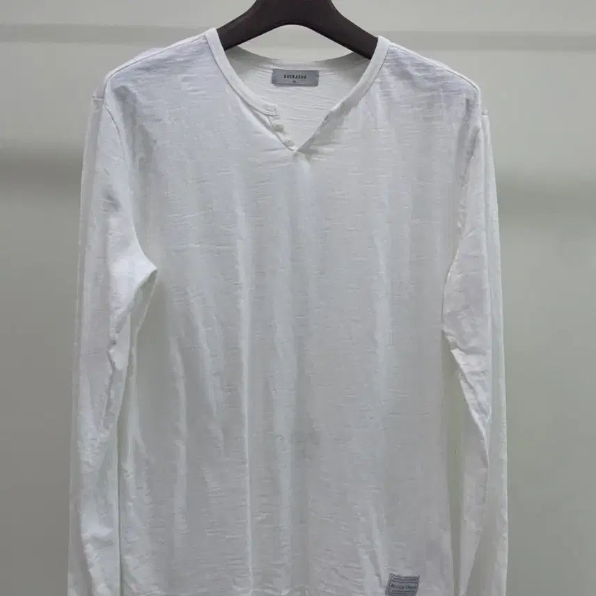[BUNJANG] Buckaroo Men's White Button Long Sleeve Shirt (XL) / [버커루] 남성 화이트 버튼 롱슬리브  (XL)