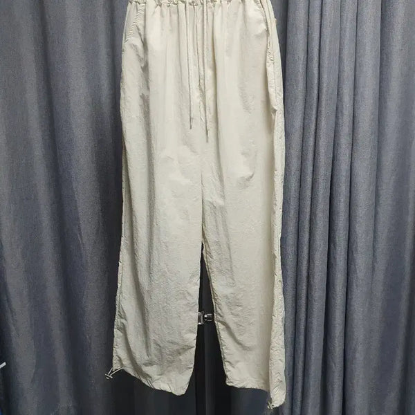 [BUNJANG] Cream Banding Woven Pants / 크림 밴딩 우븐 팬츠