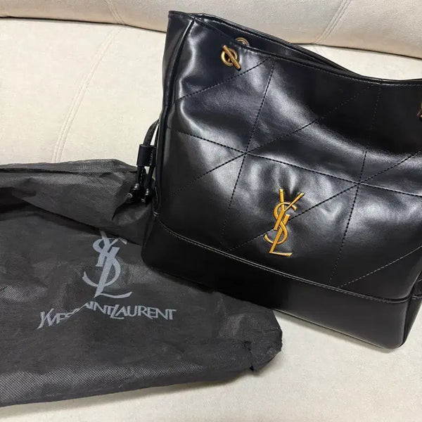 [BUNJANG] Saint Laurent Jamie Bag Black Gold Lambskin / 생로랑 제이미백 블랙 금장 램스킨