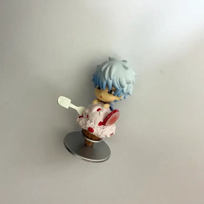 [BUNJANG] Gintama Gintoki Ichigo Ice Cream Puchirra Figure / 은혼 푸치캬라 푸치캐러 딸기 아이스크림 긴토키