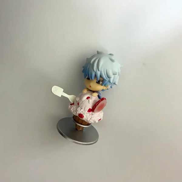 [BUNJANG] Gintama Gintoki Ichigo Ice Cream Puchirra Figure / 은혼 푸치캬라 푸치캐러 딸기 아이스크림 긴토키