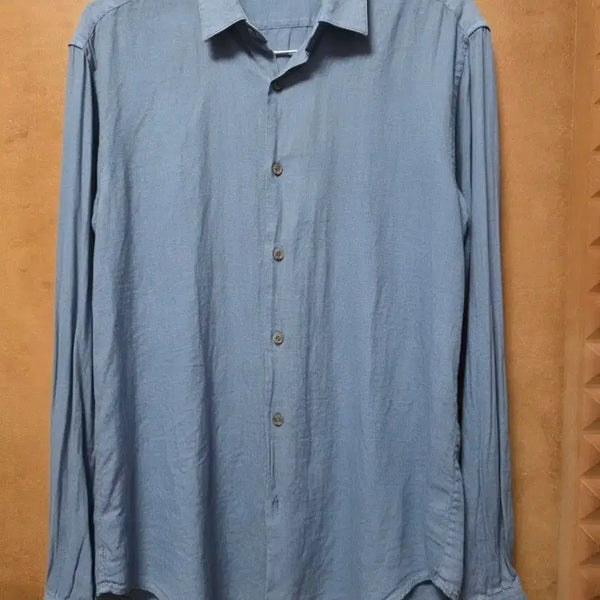 [BUNJANG] Theory Linen Shirt Blue Size S / Theory 하늘색 린넨셔츠 S사이즈
