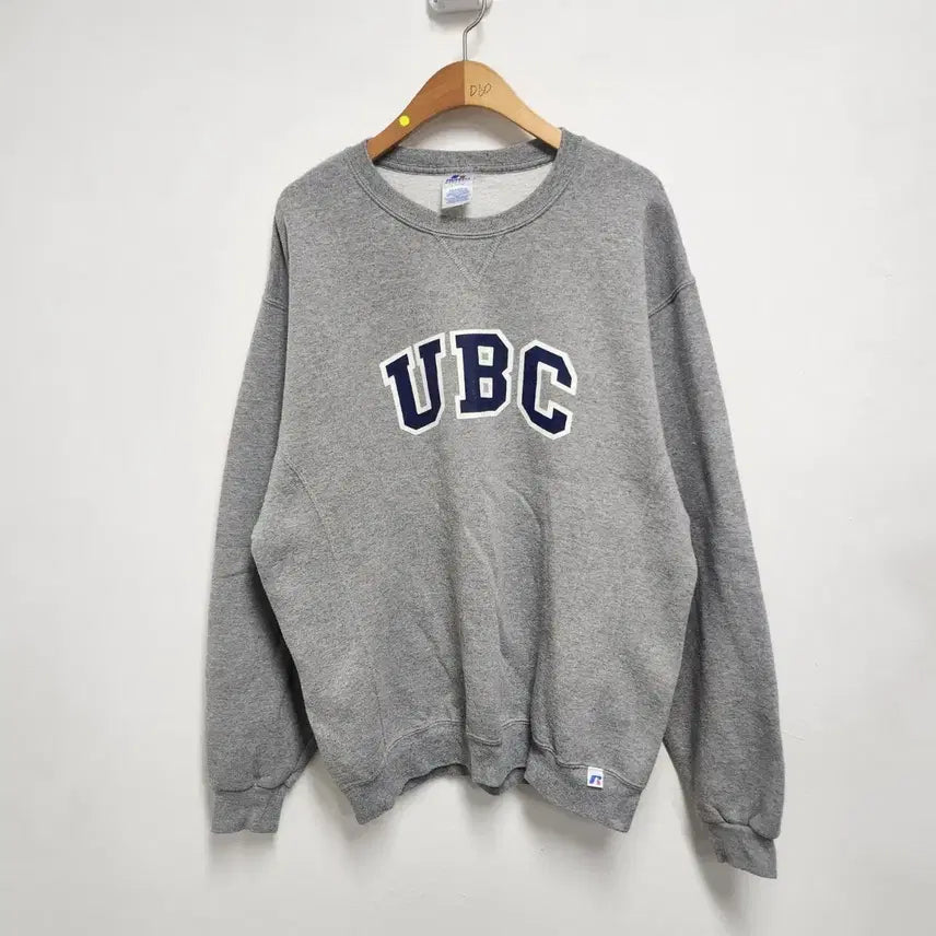 [BUNJANG] Russell Athletic UBC Grey Fleece Sweatshirt / [L] 러셀 애슬레틱 UBC 그레이 기모 맨투맨