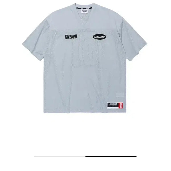 [BUNJANG] Freedom Rugby Jersey - Grey / 프리덤 그레이 럭비져지 공홈품절 새상품 원가이하 압도본투윈올라잇hdex
