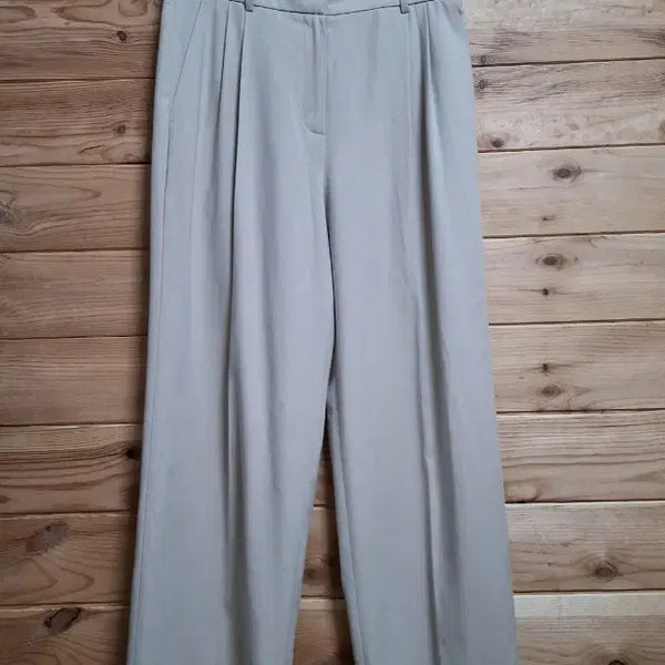 [BUNJANG] NICE CLAP Wide Slacks Beige / 나이스크랍 와이드 슬랙스