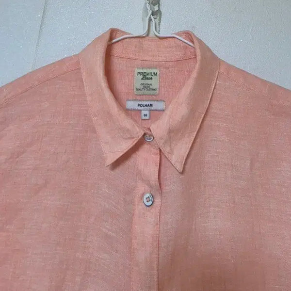 [BUNJANG] Polo Ralph Lauren Linen Shirt Coral Size 90 / 폴햄 린넨 셔츠 코랄 9ㅇ