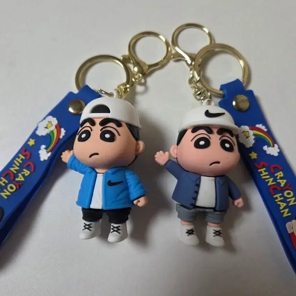 [BUNJANG] Shin-chan with Nike Cap Keychain / 나이키 모자 쓴 짱구 키링 새상품