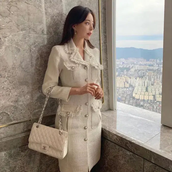 [BUNJANG] Loear White Dress / 로아르 화이트 원피스