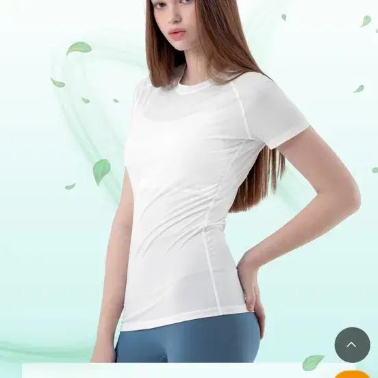 [BUNJANG] Xexymix Air Scent Short Sleeve T-shirt / 젝시믹스 에어센트 숏슬리브 S 백아이보리 운동복 반팔 티셔츠 상의 반팔티