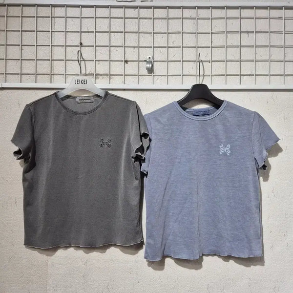 [BUNJANG] 999HUMANITY Our Core T-Shirt Gray/Blue / 999HUMANITY 아워코어 반팔티 그레이/블루