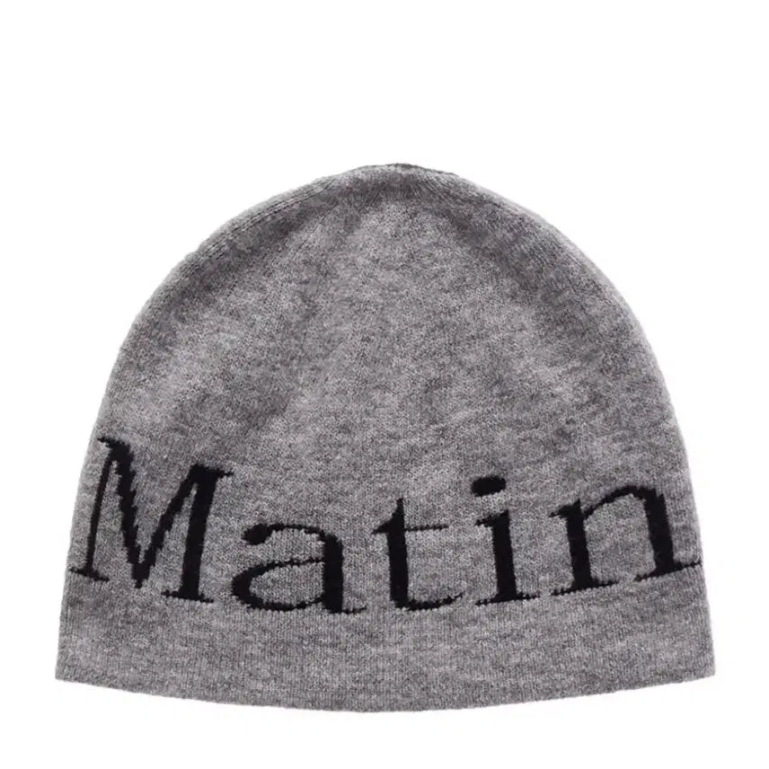 [BUNJANG] Matinkim Jacquard Beanie Grey / 마땡킴 자카드 비니 그레이