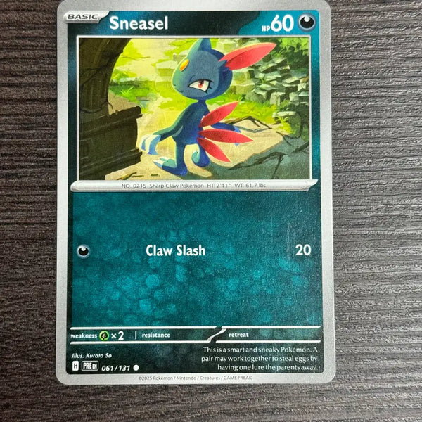 [BUNJANG] Pokemon Card North America Sneasel - SV: Prismatic Evolutions (PRE) / 포켓몬카드 북미 포푸니 판매 5-E9