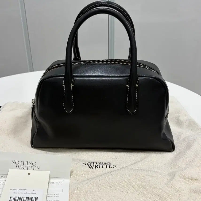 [BUNJANG] Nothing Written Classic Mini Golf Bag Black / 낫띵리튼 클래식 미니 골프 백 블랙