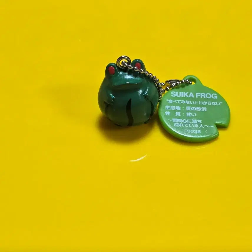 [BUNJANG] Frog Style Watermelon Frog Keychain / 프로그스타일 수박 개구리키링