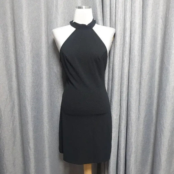 [BUNJANG] Backless Halter Mini Dress / 백리스 홀터 미니원피스
