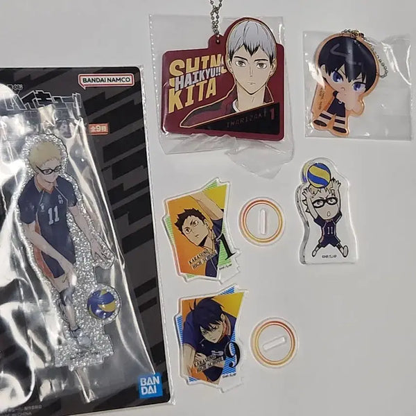 [BUNJANG] Haikyu!! Ichiban Kuji Prize Set (6 Items) - Kageyama, Tsukishima, Kita Shinsuke Acrylic Standees / 일괄6개)하이큐 제일복권 하위상 및 아크릴 카게야마 츠키시마 키타 신스케