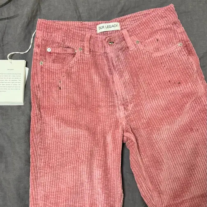 [BUNJANG] OUR LEGACY Corduroy Pants Pink Size 31 / OUR LEGACY 코듀로이 핑크 새상품 31