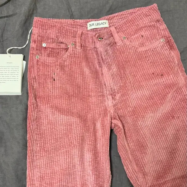 [BUNJANG] OUR LEGACY Corduroy Pants Pink Size 31 / OUR LEGACY 코듀로이 핑크 새상품 31