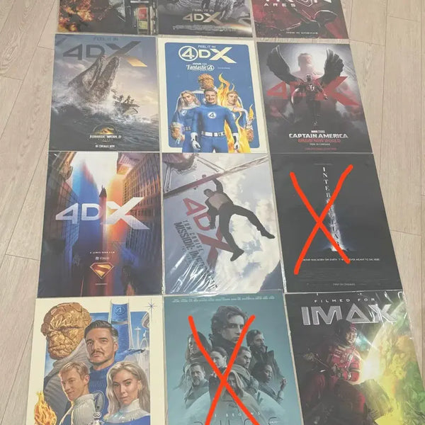 [BUNJANG] Various 4DX / IMAX Movie Posters / 각종 영화 포스터 (4dx/imax) 팔아요!