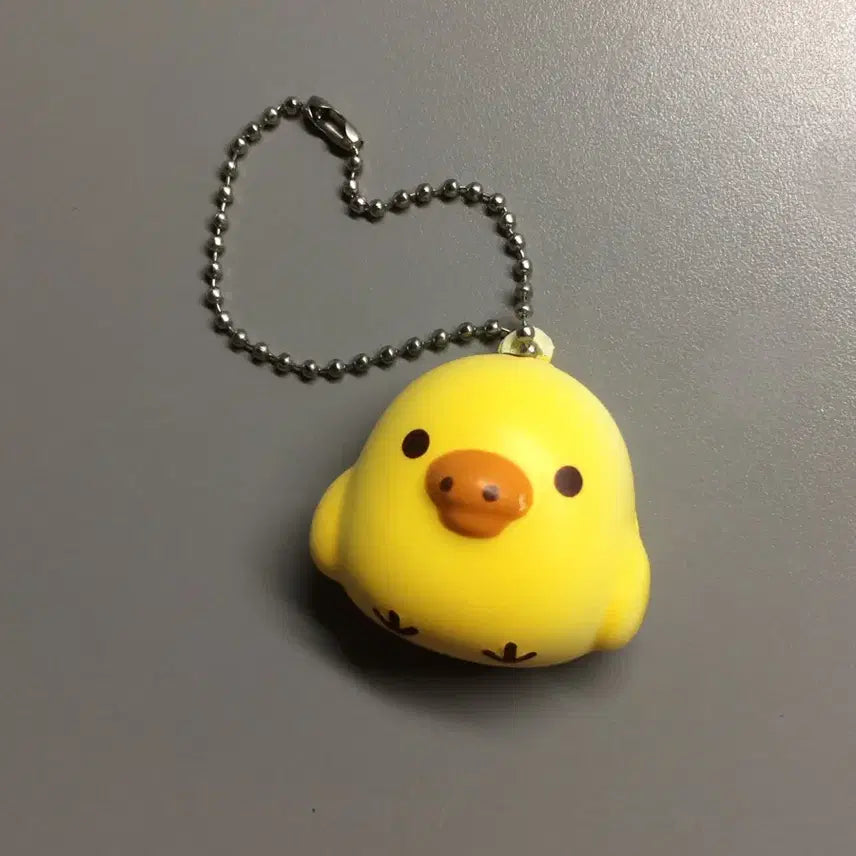 [BUNJANG] Rilakkuma Kiiroitori Squishy Keyring / 리락쿠마 키이로이토리 스퀴시 키링 판매해요