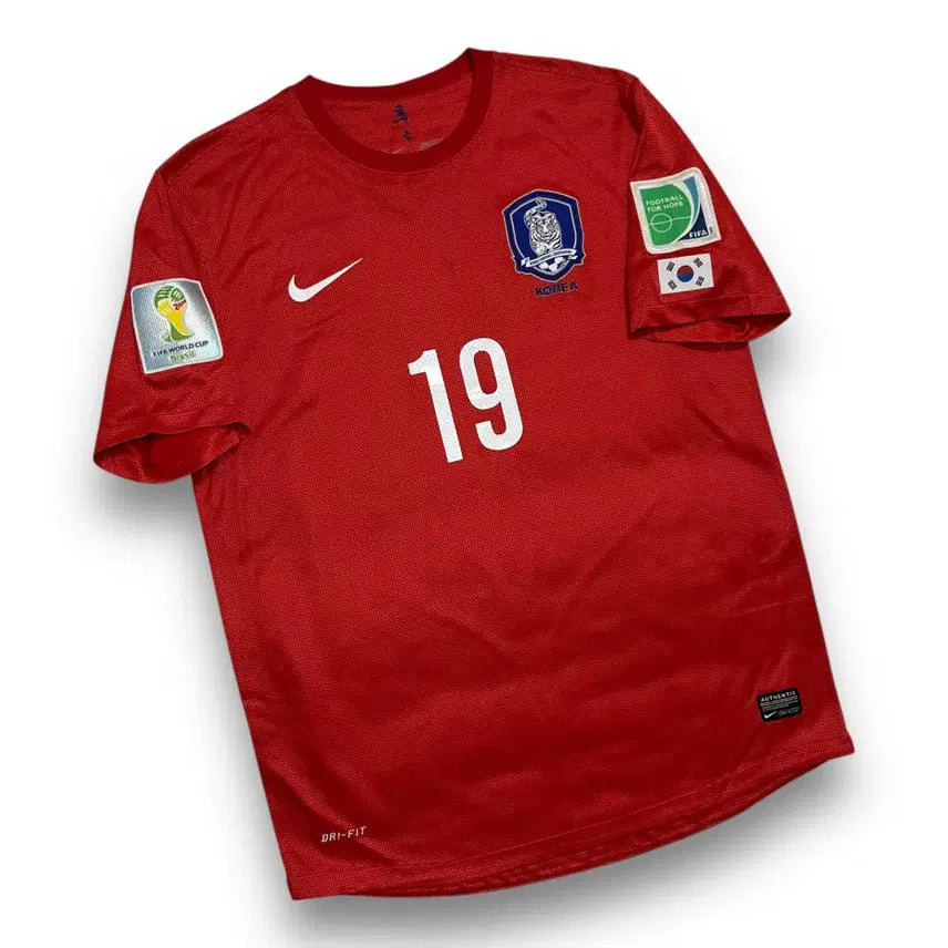 [BUNJANG] Nike South Korea National Team 2014 Brazil World Cup Jersey / 나이키 HG Kim 대한민국 국대 12-14 브라질 월드컵 유니폼
