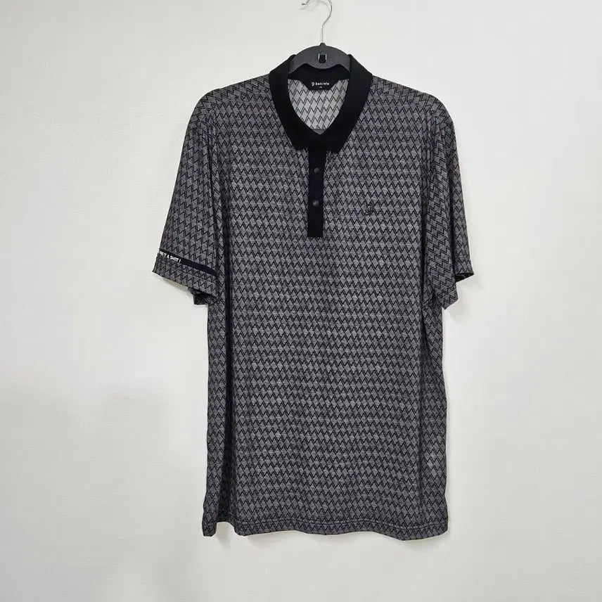 [BUNJANG] Benjefe Golf Men's Cooling Performance Short Sleeve Polo Shirt / 110) 벤제프골프 남성 냉감 기능성 반팔카라티