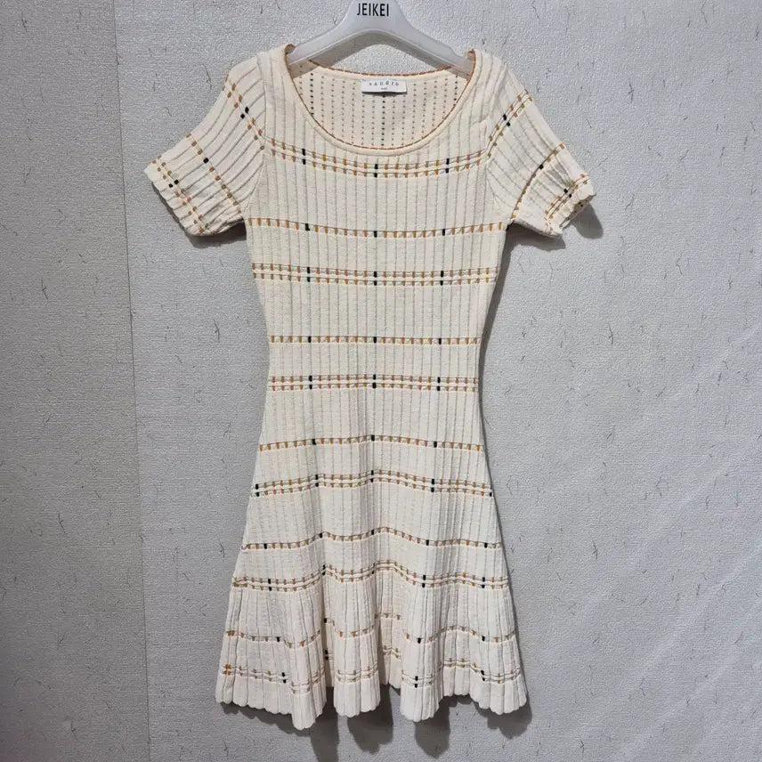 [BUNJANG] Sandro Knit Dress Ivory / 산드로 니트 원피스 아이보리