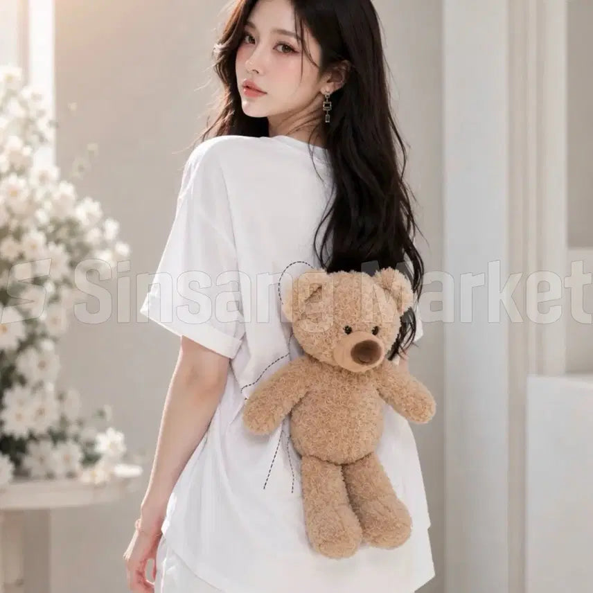[BUNJANG] Teddy Bear T-Shirt / [빠른발송] 내수 테디베어 박스티 거래처사진 불펌금지