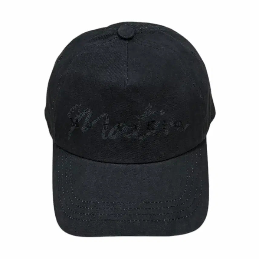 [BUNJANG] Matinkim Cotton Washed Crack Logo Ball Cap / 마뗑킴 코튼 워시드 크랙 로고 볼캡 모자
