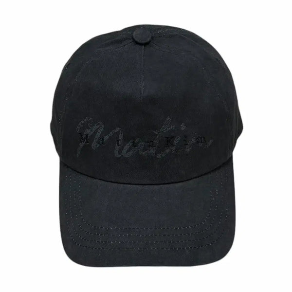 [BUNJANG] Matinkim Cotton Washed Crack Logo Ball Cap / 마뗑킴 코튼 워시드 크랙 로고 볼캡 모자