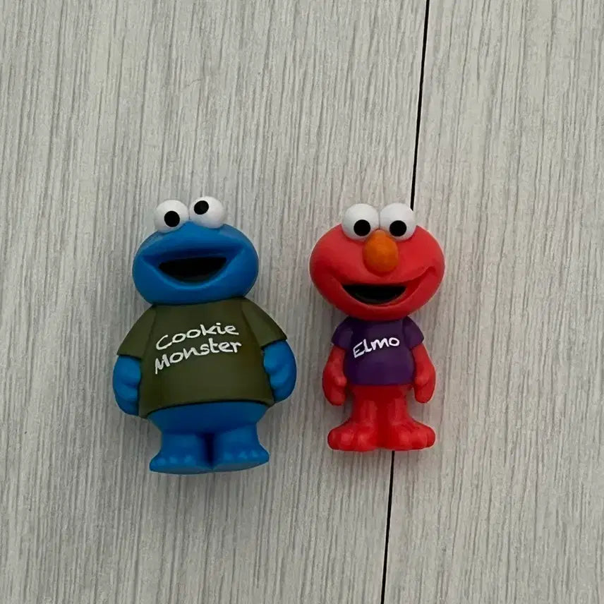 [BUNJANG] Elmo & Cookie Monster Figures (Set) / 엘모 & 쿠키몬스터 피규어