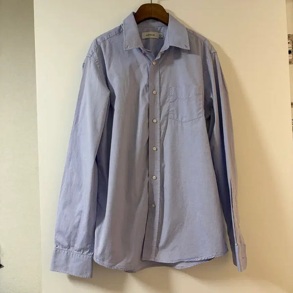 [BUNJANG] Coach 1941 Light Blue Cotton Shirt / 코치 1941 셔츠 L 하늘색
