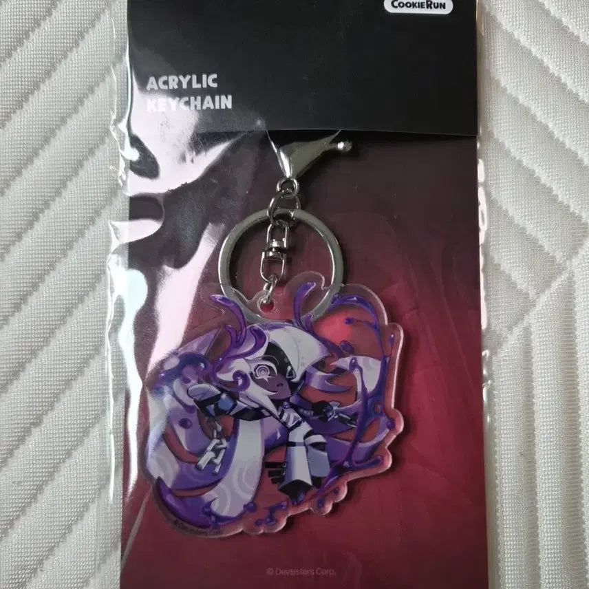 [BUNJANG] Cookierun Kingdom Venomous Dough Cookie Acrylic Keyring (Sealed) / 미개봉 쿠키런 킹덤 베놈도우맛 쿠키 아크릴 키링