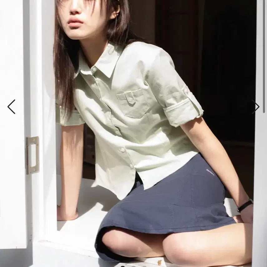 [BUNJANG] Ounscar Shirt Melon / (8/3일만 3.8)온스카 셔츠 멜론