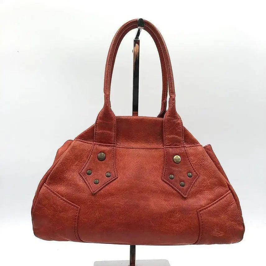 [BUNJANG] Vivienne Westwood Vintage Leather Tote Bag / 비비안 웨스트우드 빈티지 가죽 토트백