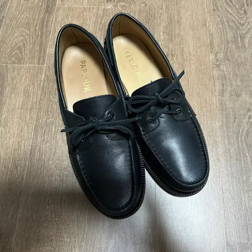 [BUNJANG] Parler Black Calfskin Loafers EU41 / [EU41/260] 팔러 블랙 카프스킨 덱슈즈