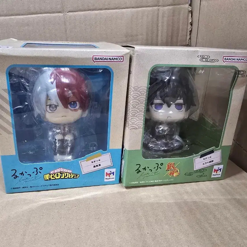 [BUNJANG] Megahouse My Hero Academia & Gintama Lookup Figures - Todoroki Shoto & Hijikata Toshiro Bundle Set / 메가하우스 나의 히어로 아카데미아 룩업 피규어 토도로키 쇼토와 은혼 히지카타 토시로 일괄