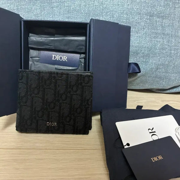 [BUNJANG] Dior Oblique Bifold Wallet Full Set / 디올 오블리크 반지갑 풀박스