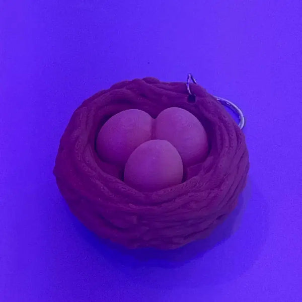 [BUNJANG] Bird's Nest Egg Keychain / 새둥지 계란 키링 클리커
