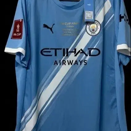 [BUNJANG] Manchester City 2025/26 Erling Haaland FA Cup Final Replica Jersey XL / 맨체스터시티 (맨시티) FA컵 결승 홀란드 유니폼