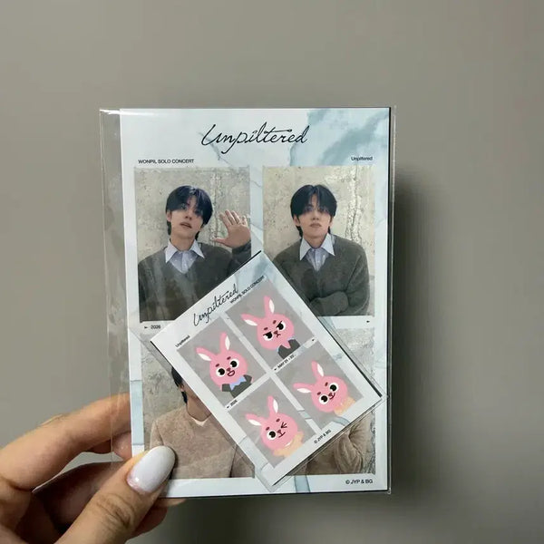 [BUNJANG] DAY6 Young K Unfiltered 4-Cut Photocard / 데이식스 원필솔로 언필터드 네컷