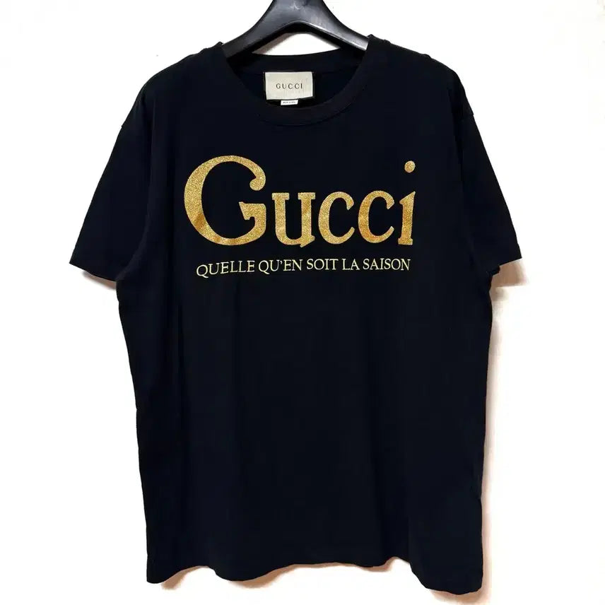 [BUNJANG] Gucci Big Logo T-Shirt Black S / [S,90](정품)구찌 빅로고 반팔티 티셔츠 블랙 Gucci