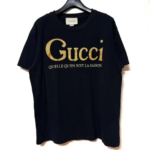 [BUNJANG] Gucci Big Logo T-Shirt Black S / [S,90](정품)구찌 빅로고 반팔티 티셔츠 블랙 Gucci