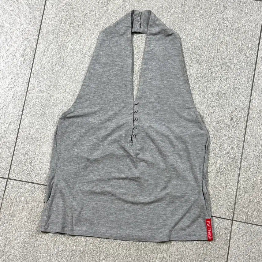 [BUNJANG] Parrtiemnto Halterneck Top (Melange, Size L) / [새상품] 파르티멘토 홀터넥 탑