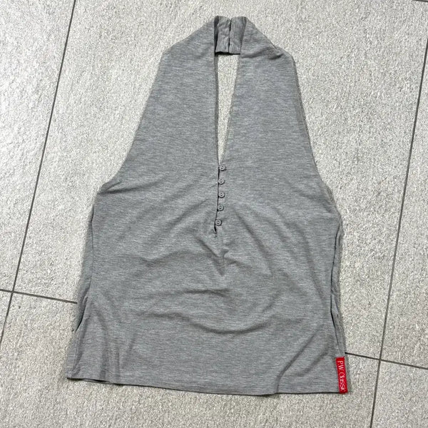 [BUNJANG] Parrtiemnto Halterneck Top (Melange, Size L) / [새상품] 파르티멘토 홀터넥 탑