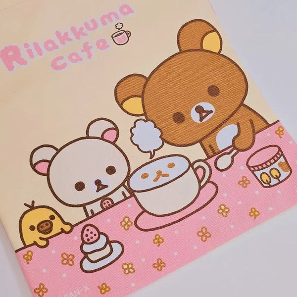 [BUNJANG] Rilakkuma & Korilakkuma Dessert Cafe Version Pouch / 고전 리락쿠마 코리락쿠마 디저트카페버전 파우치
