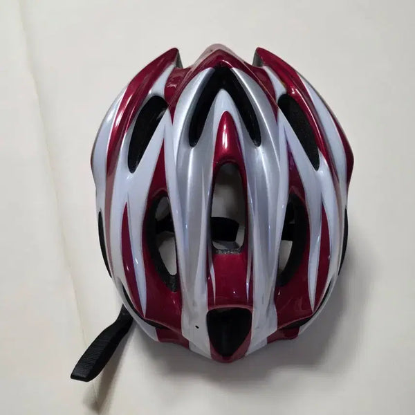 [BUNJANG] Bicycle Helmet Red/White / (불량확인바람) 자전거 헬멧 레드/화이트