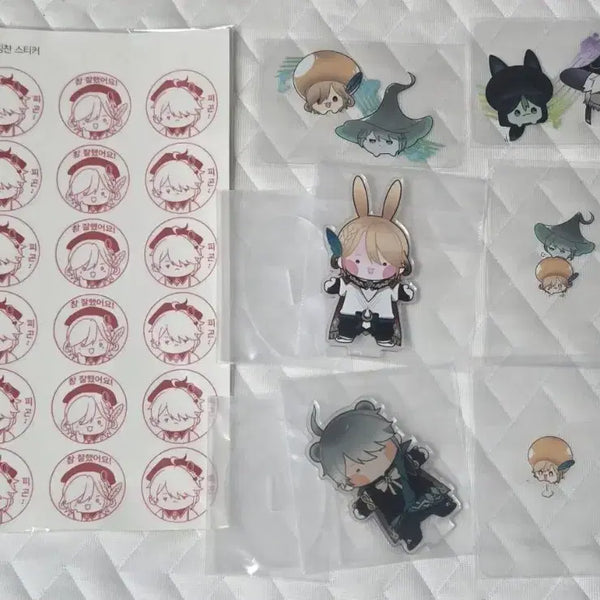 [BUNJANG] Genshin Impact Alhaitham Kaveh Cyno Tighnari Sticker, Photocard, Korotto Bundle Set / 원신 알하이탐 카베 사이노 타이나리 스티커, 포토카드, 코롯토